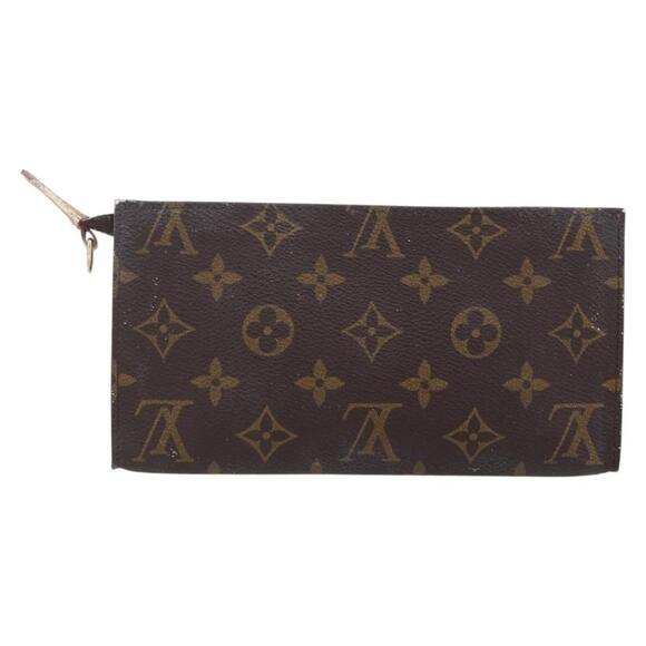 LOUIS VUITTON Monogram Bucket GM Accessory Pouch Vintage LV Auth 148369